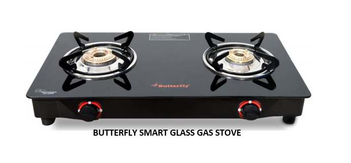 BUTTERFLY SMART GLASS GAS STOVE