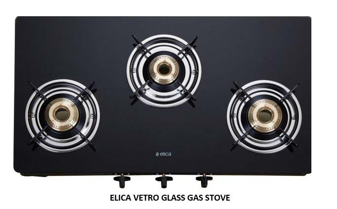 ELICA VETRO GLASS GAS STOVE