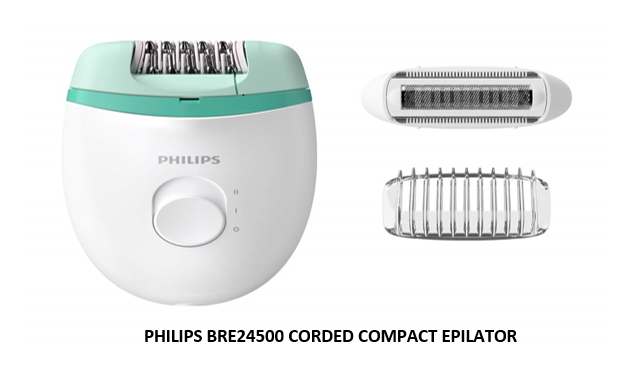 PHILIPS BRE24500 CORDED COMPACT EPILATOR
