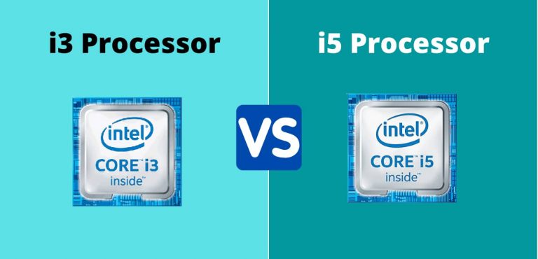 i3 vs i5 processor