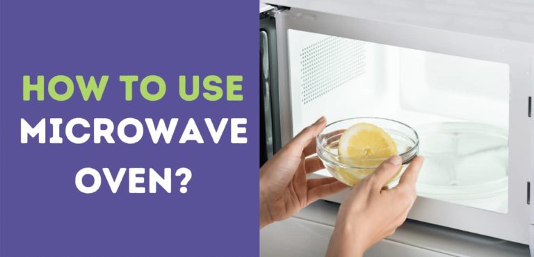 how to use microwave oven