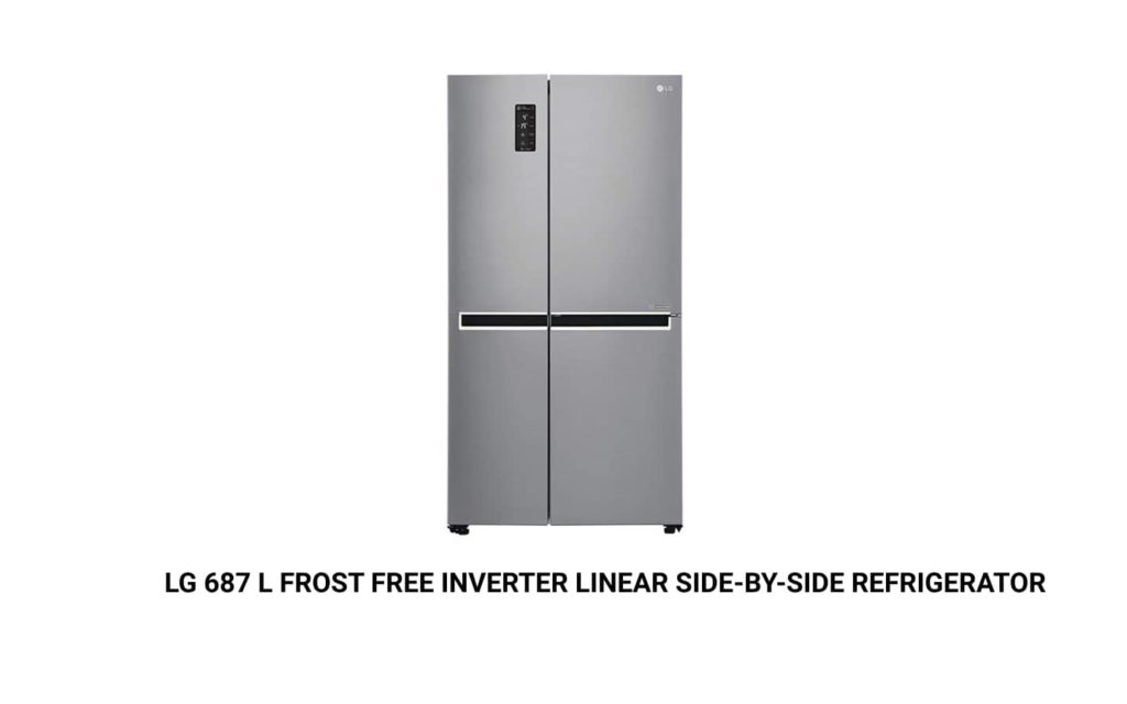LG 687 L Frost Free Inverter Linear Side-by-Side Refrigerator