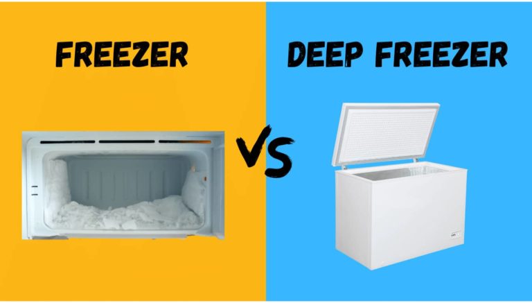 Difference Between Freezer and Deep Freezer