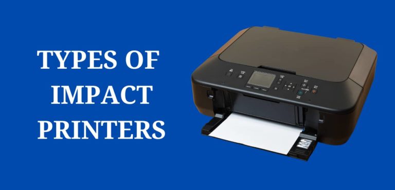 types of impact printers