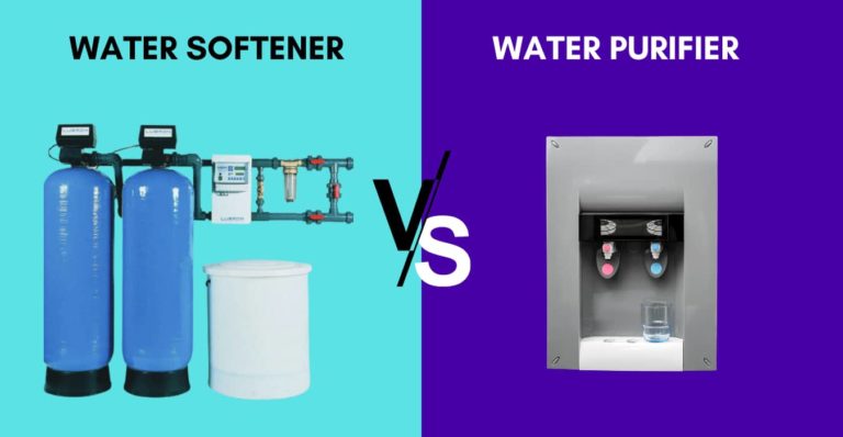 water softener vs water purifier