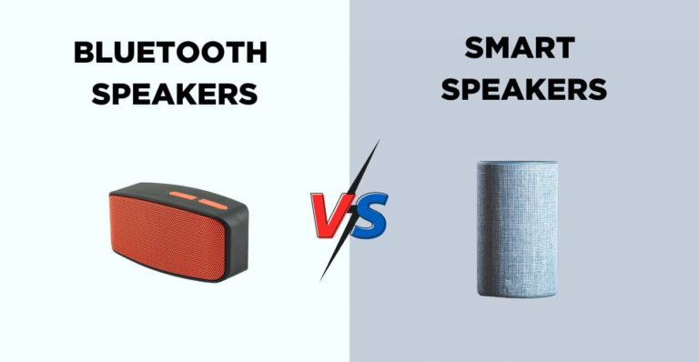 bluetooth speaker vs smart speaker
