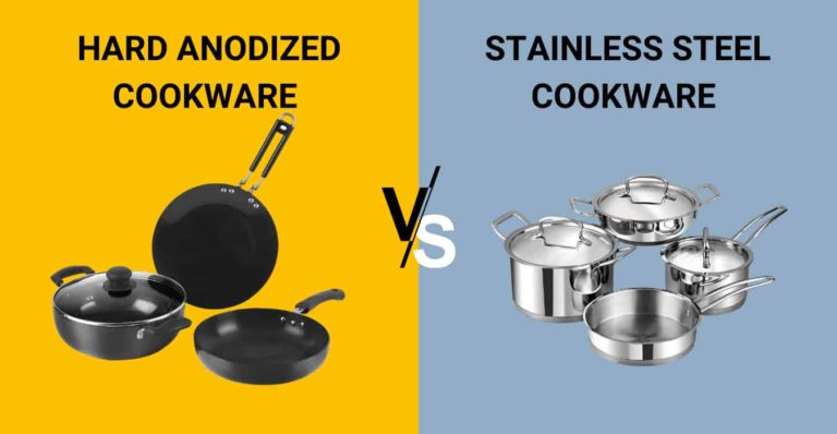 Hard Anodised Vs Stainless Steel Cookware