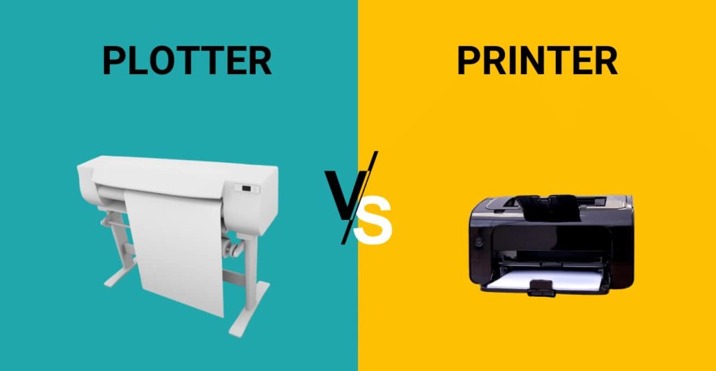 plotter vs printer