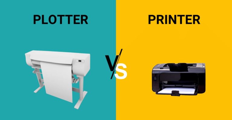 plotter vs printer