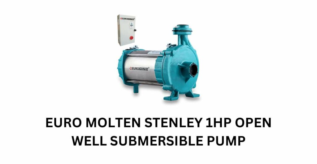 Euro Molten Stenley 1hp Open well Submersible Pump