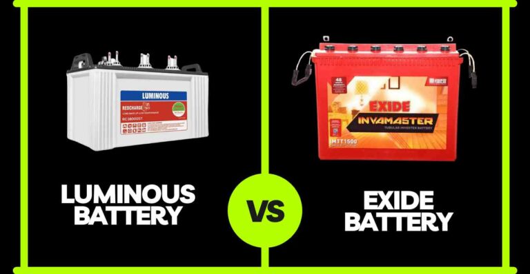 Luminous Battery Vs Exide Battery