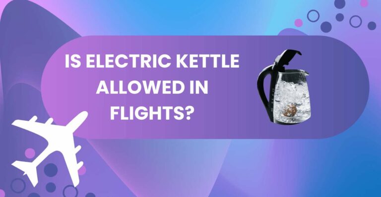 Is Electric Kettle Allowed in Flights