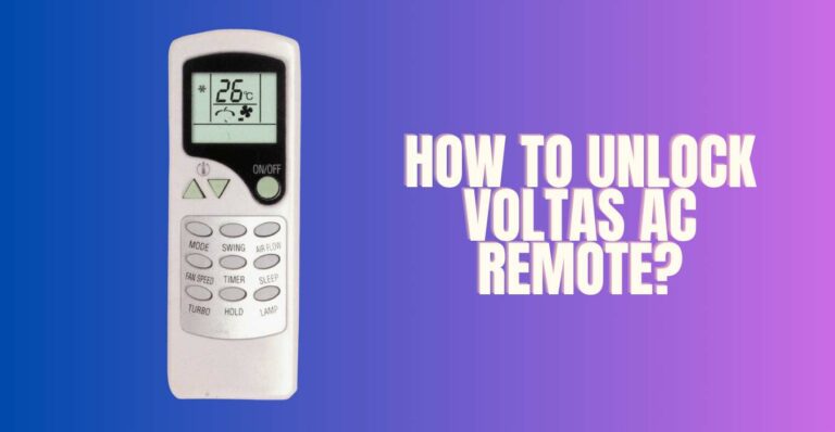 How to Unlock Voltas AC Remote