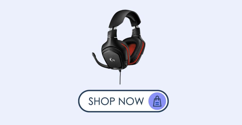 Logitech G331 Wired Over Ear Gaming Headphones
