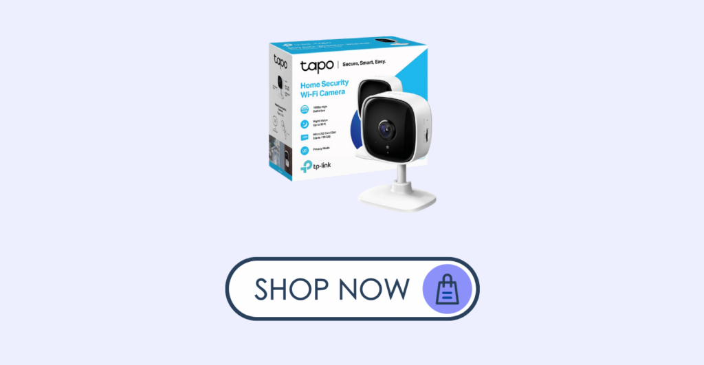 Tapo TP-Link 2MP 1080p Full HD Home Security Wi-Fi Smart Camera