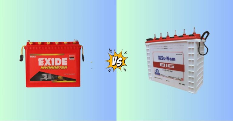 Exide vs Sukam Inverter Battery